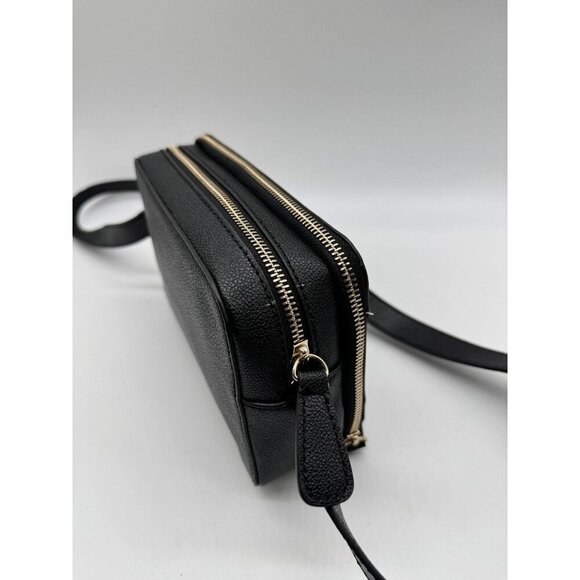 GUESS Trixy faux-leather small women's camera crossbody bag - Black - Picture 11 of 14